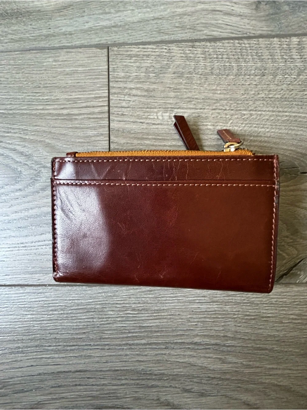 LODIS Ellie Brown Leather Bi- fold Wallet